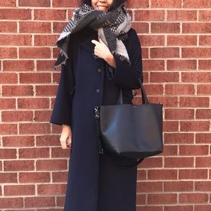 Theory leather shoulder bag